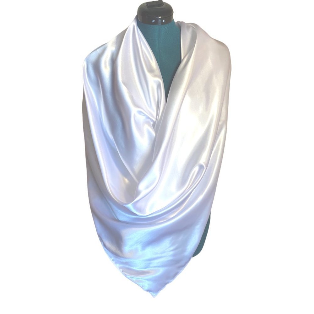 White Wild Rag / Scarf 42"